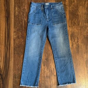 John Mark Cropped Denim Jeans